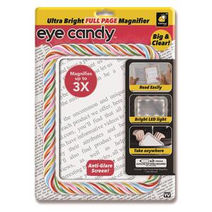 Eye Candy Full-Page LED Lighted Magnifier