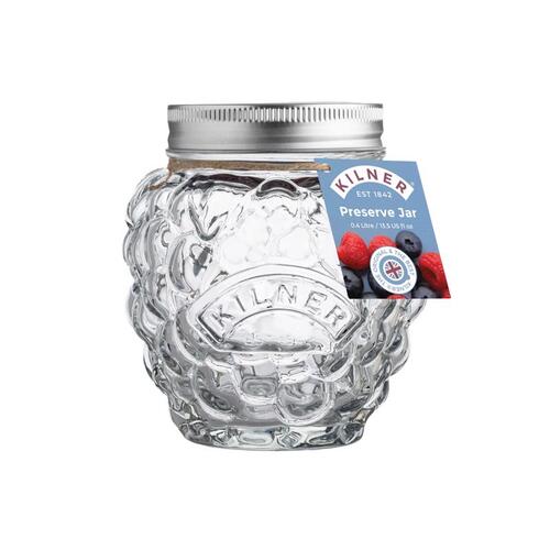 Kilner 0025.056-XCP6 Preserve Jar Regular Mouth 13.5 oz - pack of 6