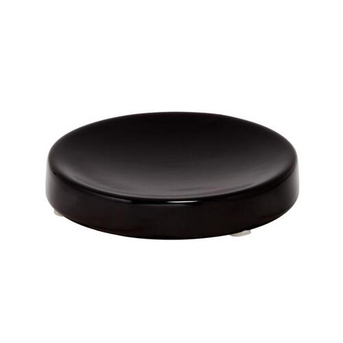 Soap Dish Eco Vanity Black Ceramic Black