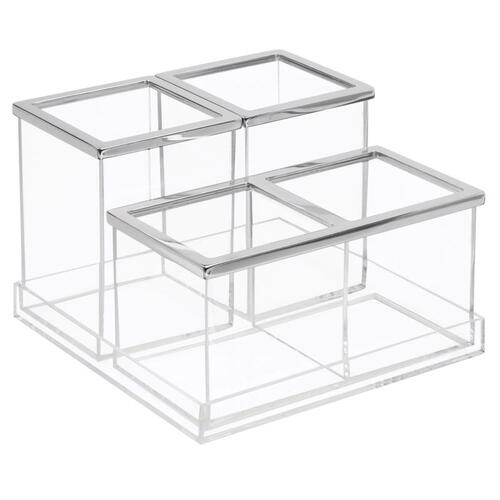 InterDesign 20470 Bath Accessory Set Clear Plastic Clear