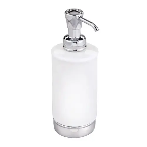 InterDesign 70295 Lotion/Soap Dispenser York White Plastic White