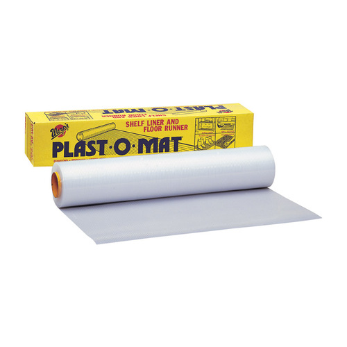 Shelf Liner and Floor Runner Plast-O-Mat 50 ft. L X 30" W Clear Clear