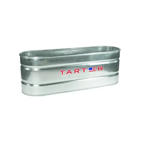Tarter WT226 169 Gal. Zinc-Coated Steel Galvanized Stock Tank Silver