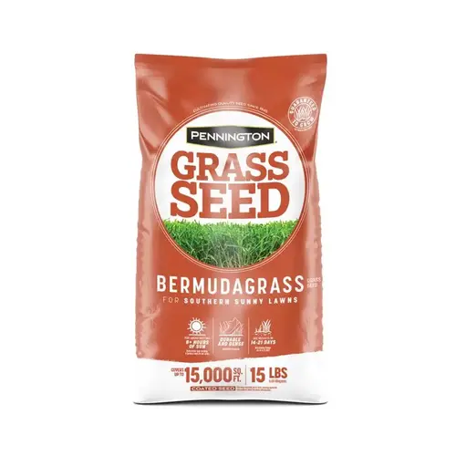 Pennington 100523123 Bermuda Grass Seed, 15 lb Bag