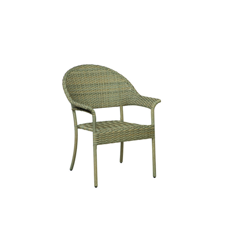 Armchair Fairwood Gray Wicker Frame