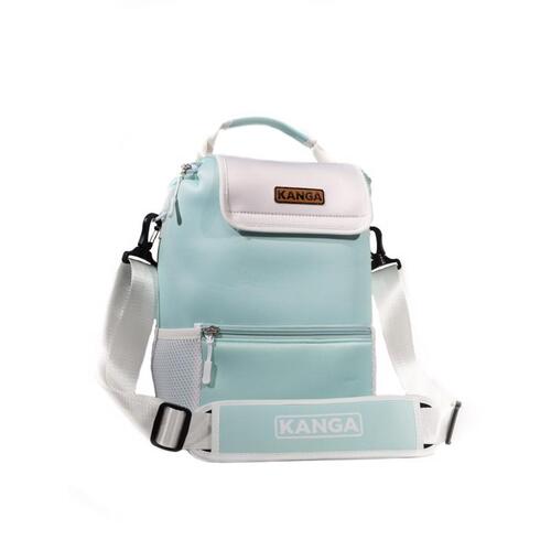 Kanga P02-ST-BREE Soft Sided Cooler Aqua/White 12 can Aqua/White