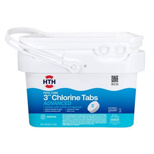 Chlorinating Chemicals Pool Care 3" Tablet 5 lb