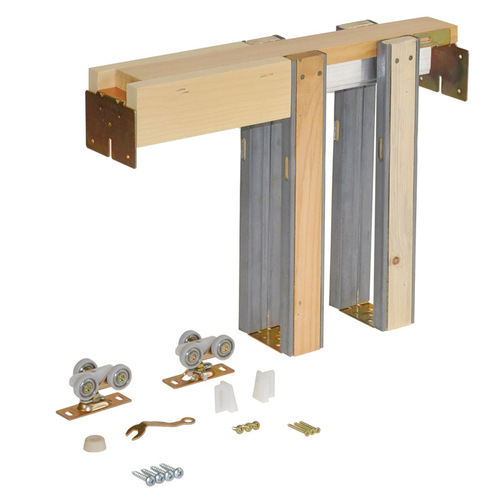 Johnson Hardware 153080HD Pocket Door Frame Kit 100SD Aluminum