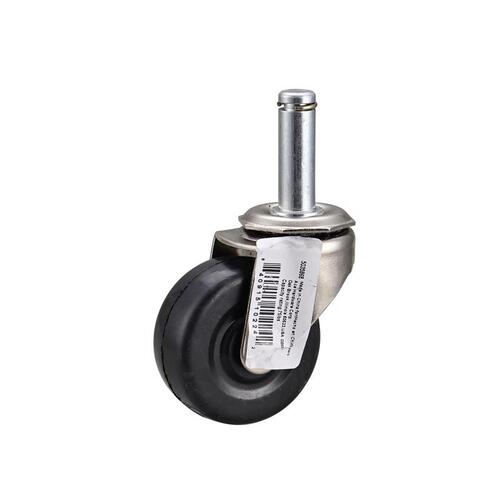 Caster 2" D Swivel Soft Rubber 80 lb Black