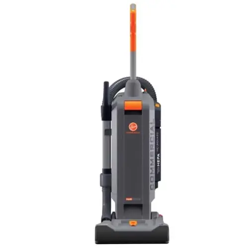 HOOVER CH54113 Upright Vacuum Hushtone Bagged Corded Allergen Filter Gray