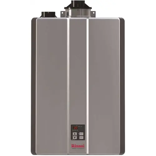 Sensei RSC 199K BTU 11 GPM Residential Propane Gas Tankless Water Heater Silver Metallic