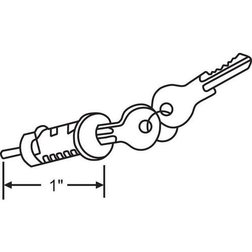 KEY CYLINDER-KEYED ALIKE