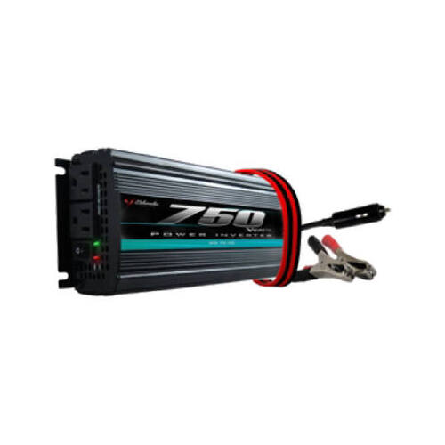 Power Inverter, 10/15 VDC Input, 110/128 V Output Black