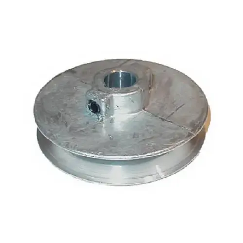 CDCO 500A7 -3/4 V-Groove Pulley, 3/4 in Bore, 5 in OD, 4-3/4 in Dia Pitch, 1/2 in W x 11/32 in Thick Belt, Zinc