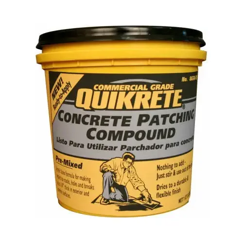 Patching Compound, Gray/White, 1 qt Pail