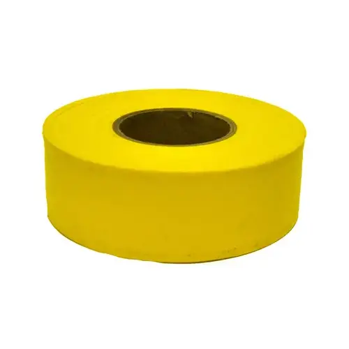 C.H Hanson 17024 Flagging Tape, 300 ft L, 1-3/16 in W, Yellow, Polyethylene