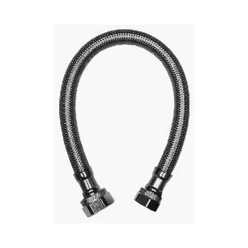Homewerks 7223-20-12-2 Faucet Supply Line 1/2" Compression T X 1/2" D FIP 20" Braided Stainless Steel