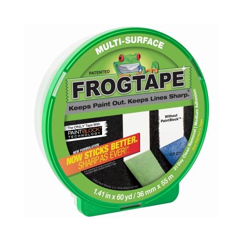 Painter's Tape 1.41" W X 60 yd L Green Medium Strength Green