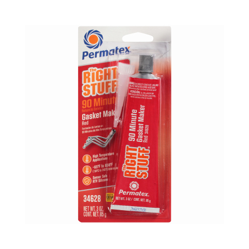 PERMATEX 34628 Gasket Maker The Right Stuff Type-1 High Temperature 3 oz Red