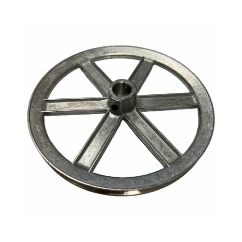 V-Groove Pulley, 3/4 in Bore, 8 in OD, 6-Groove, 7-3/4 in Dia Pitch, 1/2 in W x 11/32 in Thick Belt