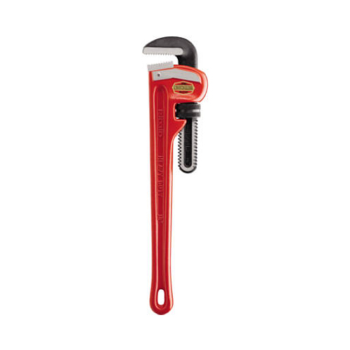 Pipe Wrench 18" L Red/Silver