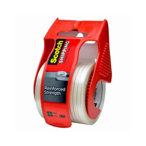 Strapping Tape, 360 in L, 1.88 in W, PVC Backing Clear