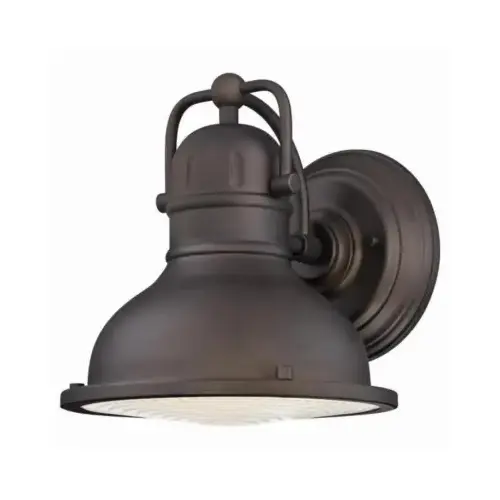 Orson Series Wall Lantern Sconce, 120 V, Integrated LED Lamp, 500 Lumens Lumens, 2700 K Color Temp Oil Rubbed Bronze