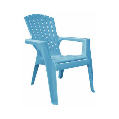Adams 8460-21-3731 Chair Kids Adirondack Pool Blue Polypropylene Frame Adirondack