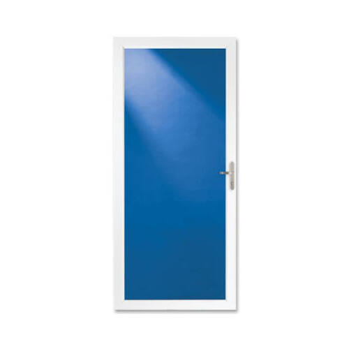 Storm Door, 36 in W, 81 in H, White