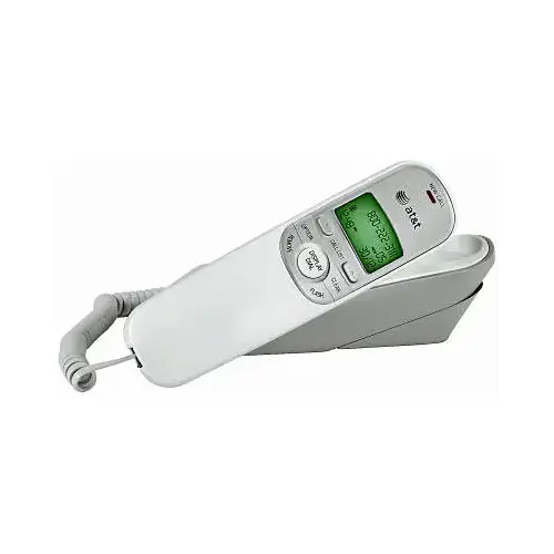 Telephone 1 Handle Analog White White