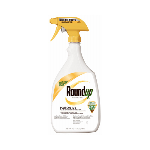 Roundup 5002715 Brush Killer, Liquid, 24 oz Bottle