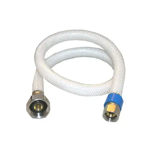 PolyFlex Connector 3/8" Compression X 1/2" D FIP 24" Vinyl