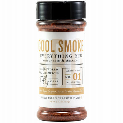 Cool Smoke TF00205 BBQ Rub Tuffy Stone Garlic & Oregano 6.3 oz