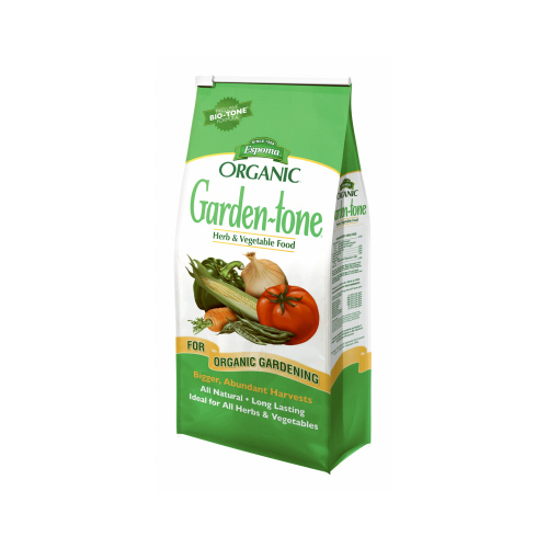 Garden-tone Plant Food, 4 lb Bag, Granular, 3-4-4 N-P-K Ratio