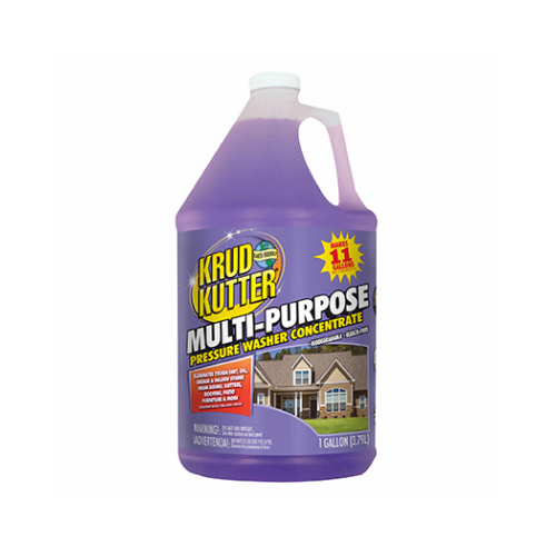 Pressure Washer Cleaner, Liquid, Mild, 1 gal Bottle - pack of 4