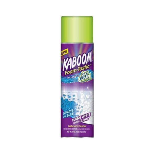 Kaboom 35270 Foam-Tastic Bathroom Cleaner, 19 oz, Liquid, Citrus, Dark Blue