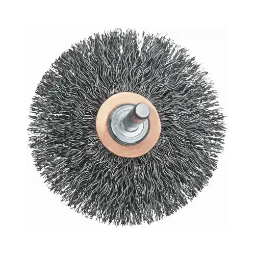 Wire Wheel Brush 2" Fine Crimped Carbon Steel 25000 rpm