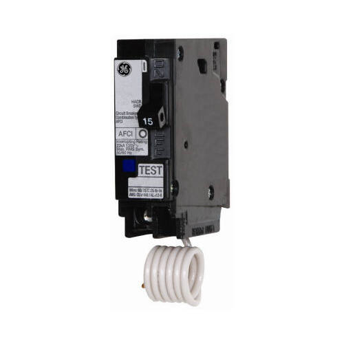 General Electric THQL1120AFP2 Circuit Breaker, AFCI, 20 A, 2 -Pole, 120/240 V, Plug Mounting