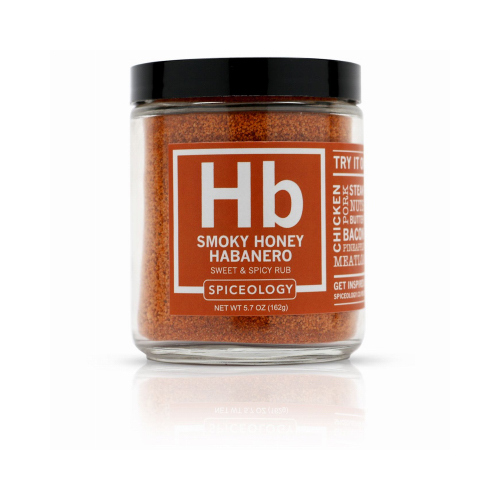 Spiceology 10029 Seasoning Rub Smoky Honey Habanero Sweet and Spicy 5.7 oz