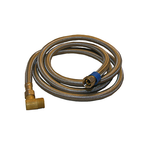 Dishwasher Supply Line 3/8" Compression X 3/8" D Compression 72 ft. Braided Stainless Steel Dishwasher Supply L