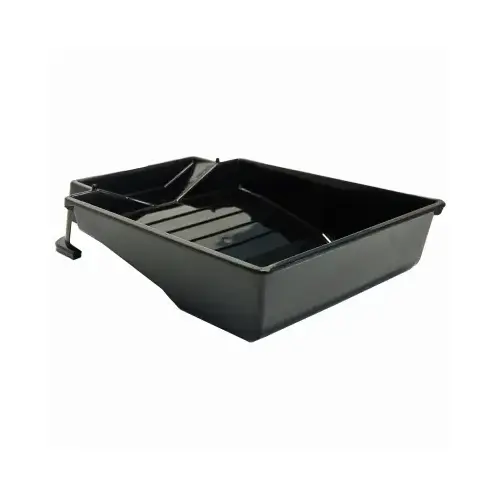 Deep Well Paint Tray Plastic 9" W Black