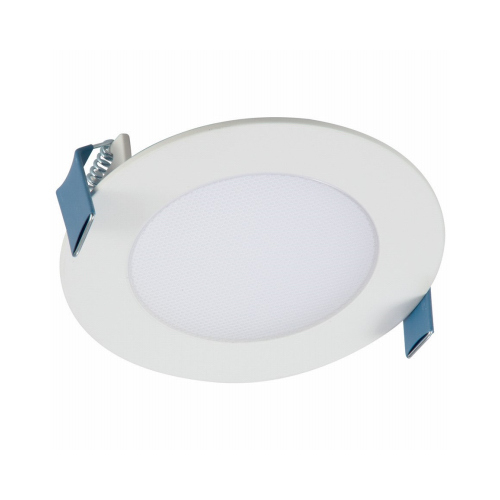 Canless Recessed Downlight HLB4 Series Matte White 4" W LED Smart-Enabled 12 W Matte