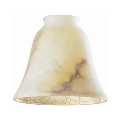 Brown Marble Glass Ceiling Fan Light Shades, 4-3/4 In.