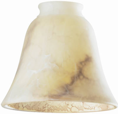 Westinghouse 81422 Brown Marble Glass Ceiling Fan Light Shades, 4-3/4 In.