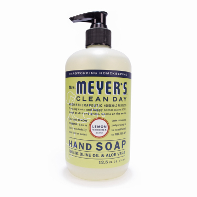 Mrs. Meyer's 12104 Liquid Hand Soap Clean Day Organic Lemon Verbena Scent 12.5 oz