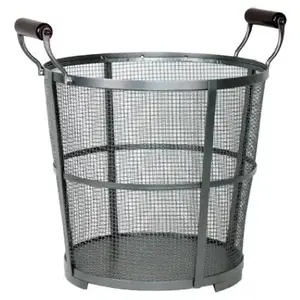 Panacea 15704 Antique Iron Round Basket Log Bin Panacea 15704 Antique Iron Round Basket Log Bin