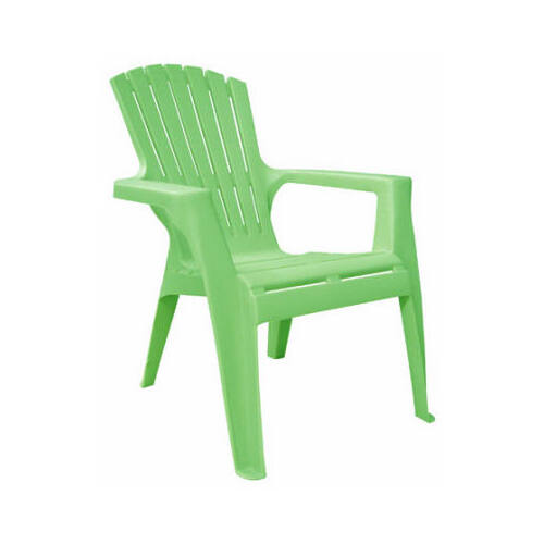 Adams 8460-08-3731 Chair Kids Adirondack Summer Green Polypropylene Frame Adirondack