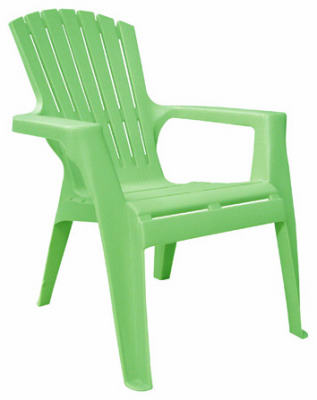 Adams 8460-08-3731 Chair Kids Adirondack Summer Green Polypropylene Frame Adirondack