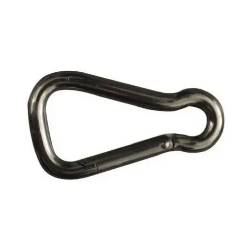 Interlocking Spring Snap, Stainless Steel, 7/16 x 3-1/4 In.