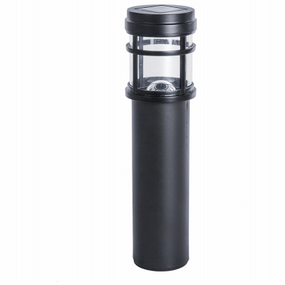 Sterno Home GL23868BK Bollard Light Black Solar Powered LED Black